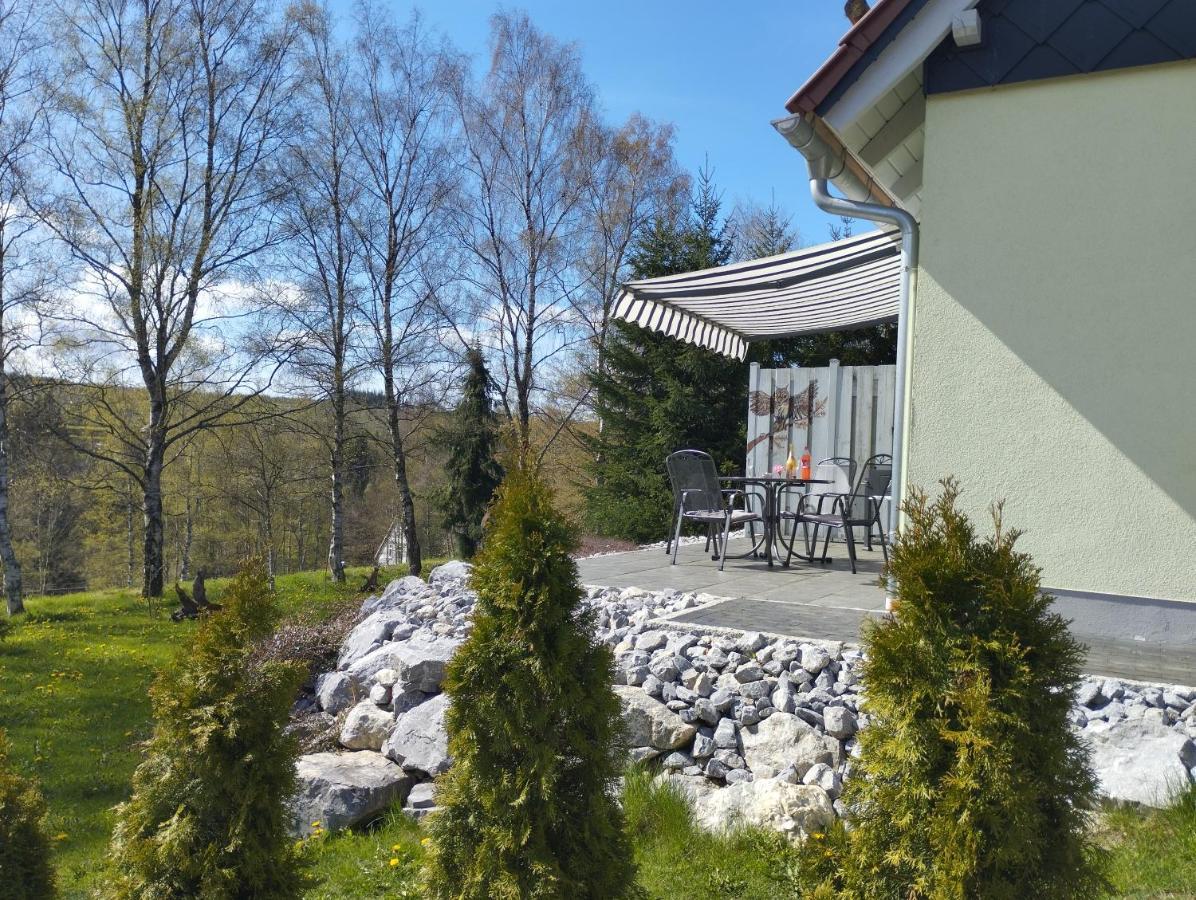 Behagliches Ferienhaus Zaunkoenig -Mit Kamin Und Sauna Tanne Exterior photo